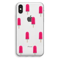 Waterijsje: iPhone X Transparant Hoesje