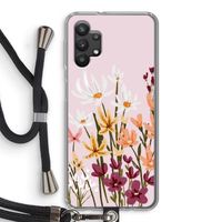 Painted wildflowers: Samsung Galaxy A32 5G Transparant Hoesje met koord