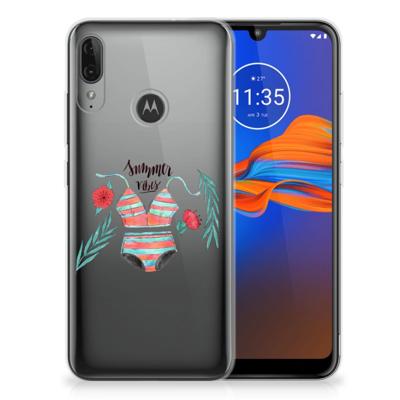 Motorola Moto E6 Plus Telefoonhoesje met Naam Boho Summer Motorola Moto E6 Plus Telefoonhoesje met Naam Boho Summer