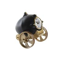 Tafelklok DKD Home Decor Zwart Gouden Koloniaal