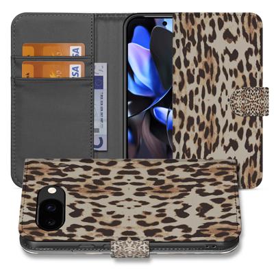 Leopard Google Pixel 9a Book Case En Portemonnee Hoesje