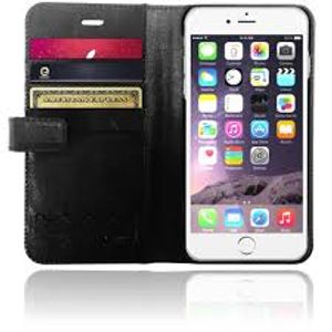 XtremeMac X-Wallet Leather Case iPhone 6(S) Zwart - IPP-XW6-13