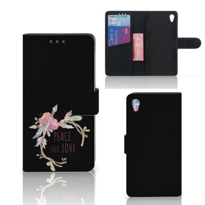 Sony Xperia Z3 Leuk Hoesje Boho Text Sony Xperia Z3 Leuk Hoesje Boho Text