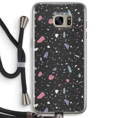 Terrazzo N°16: Samsung Galaxy S7 Edge Transparant Hoesje met koord