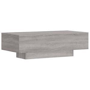 vidaXL Salontafel 100x49,5x31 cm bewerkt hout grijs sonoma eikenkleur