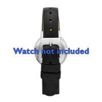 Horlogeband Skagen SKW2193 Leder Zwart 14mm