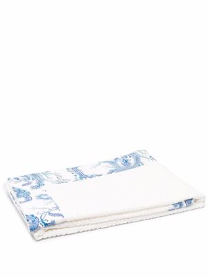 ETRO HOME serviette de plage à motif cachemire - Blanc