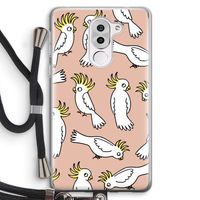 Papegaai: Honor 6X Transparant Hoesje met koord