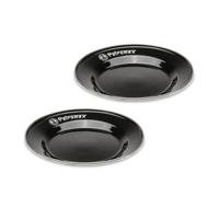 Emaille bord zwart 22.5 cm - Petromax