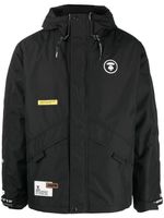 AAPE BY *A BATHING APE® doudoune à patch logo - Noir