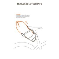 VAUDE Trailsaddle Zadel Fietstas 12 l Polyamide, Polyester, Polyurethaan, Thermoplastic Zwart - thumbnail