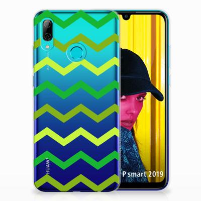 Huawei P Smart 2019 | TPU bumper | Zigzag Groen