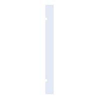 BRAUER Wand 30 helder glas enkelzijdige uitsparingen