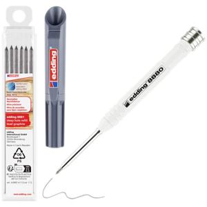 Edding DIY Baumarker Graphit 4-8880-8881 Diepmarker Grijs, Wit 1 set(s)