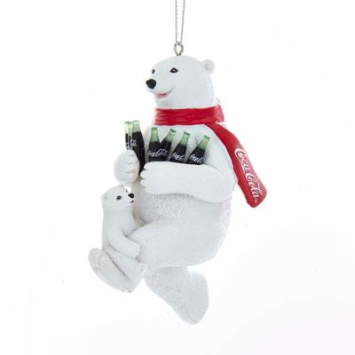 Orn.pvc coca-cola ijsbeer l10cm - Kurt s adler