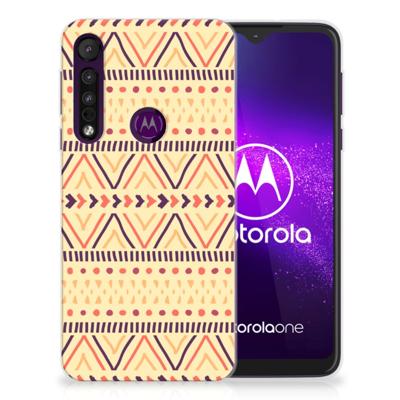Motorola One Macro | TPU bumper | Aztec Yellow