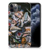 Apple iPhone 11 Pro Max | Siliconen hoesje | met foto Badges