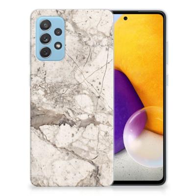 Samsung Galaxy A72 | TPU | Siliconen hoesje | Marmer Beige