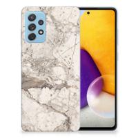 Samsung Galaxy A72 | TPU | Siliconen hoesje | Marmer Beige Samsung Galaxy A72 | TPU | Siliconen hoesje | Marmer Beige