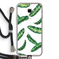 Lange bladeren: Samsung Galaxy J4 Plus Transparant Hoesje met koord