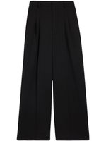 AMI Paris pantalon ample en laine vierge - Noir