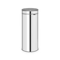Brabantia Touch Bin Afvalemmer - 30 liter - kunststof binnenemmer - brilliant steel 115325