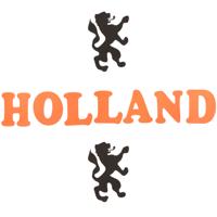Stickers in Holland thema - oranje artikelen - foam - 18 x 23 cm - Nederland versiering