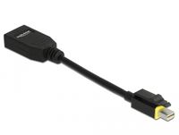 DeLOCK 65978 video kabel adapter 0,15 m Mini DisplayPort DisplayPort Zwart