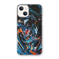 Black Unicorn: iPhone 13 mini Transparant Hoesje