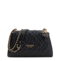 Guess Isemay Convertible Crossbody Flap Tas Dames Zwart - Kleur: Zwart | Soccerfanshop
