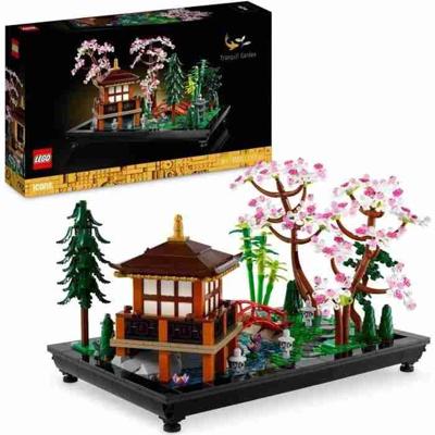 LEGO Icons 10315 De vredige tuin, Zen Botanische Tuinset voor volwassenen, Cadeau voor dames, heren