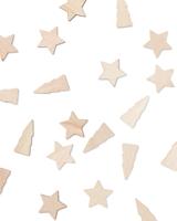 HEMA Confetti Hout Sterretjes (multi)