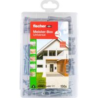 Fischer 577863 Meister-Box Universal + S Assortimentsdoos pluggen 35 mm, 50 mm 150 onderdelen