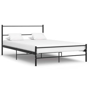 Bedframe metaal zwart 160x200 cm