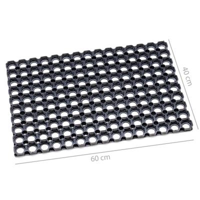 Wicotex Deurmat rubber ringmat 40x60cm