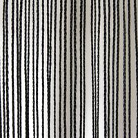 Wentex Pipe and drape spaghetti koordgordijn 400x300cm zwart