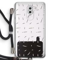 Hipster stripes: Honor 6X Transparant Hoesje met koord