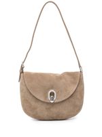 Savette petit sac porté épaule Tondo - Marron