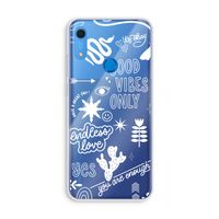 Good vibes: Huawei Y6s Transparant Hoesje