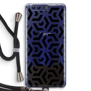 Crazy pattern: Honor 9 Transparant Hoesje met koord