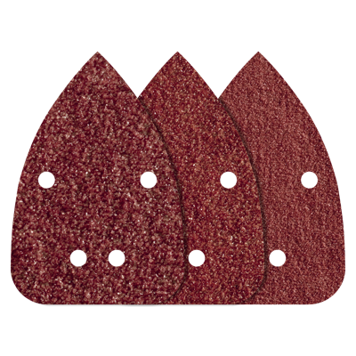 Wolfcraft Hechtschuurbladen | K80, K120, K240 | B&D | 10 stuks - 1756000