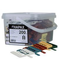 pgb-Europe - HAPAX assortment uitvulplaatjes 40x55/200St - HAP052N00SET01M