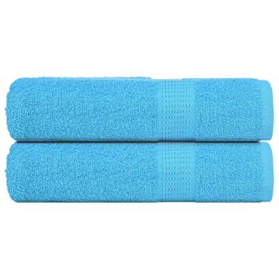 VidaXL Handdoeken 2 st 50x100 cm 360 g/m² 100% katoen turquoise