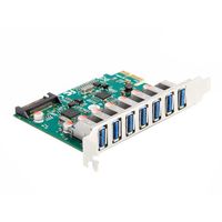 DeLOCK PCI Express x1 Card to 7 x external USB 5 Gbps Type-A female usb-controller - thumbnail