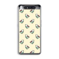 Vogeltjes: Samsung Galaxy A80 Transparant Hoesje