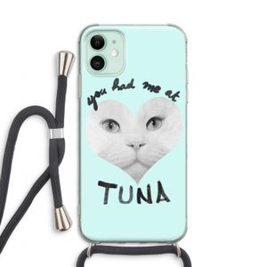 You had me at tuna: iPhone 11 Transparant Hoesje met koord