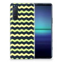 Sony Xperia 5II | TPU bumper | Waves Yellow