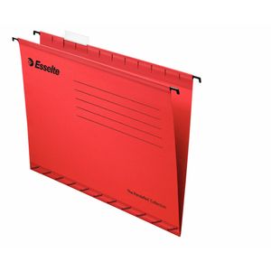 Esselte hangmappen voor laden Classic tussenafstand 330 mm, rood, doos van 25 stuks