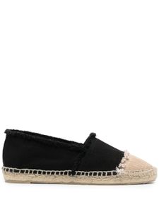 Castañer espadrilles en cuir - Noir