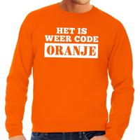 Code Oranje sweater - voor heren - Koningsdag - supporters kleding - truien